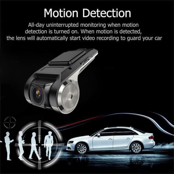 Dual Front and Rear Dash Cam, Full HD 1080p with Parking Monitor