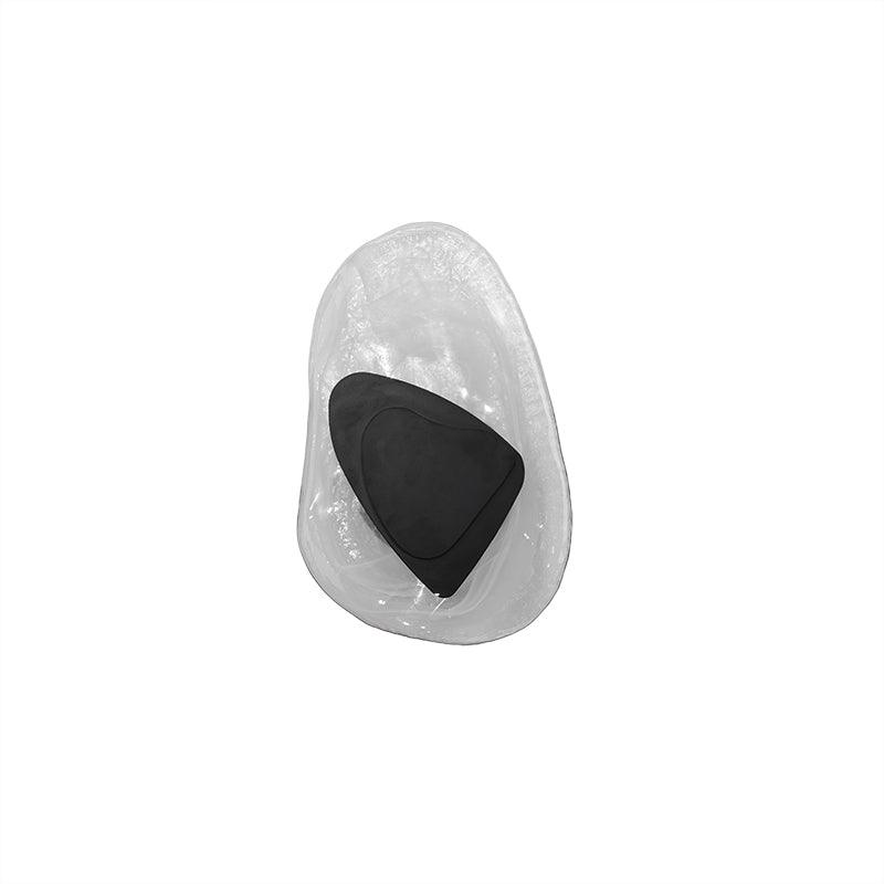 Beatrice Artistic Black Glass Wall Lamp | Fioriscas