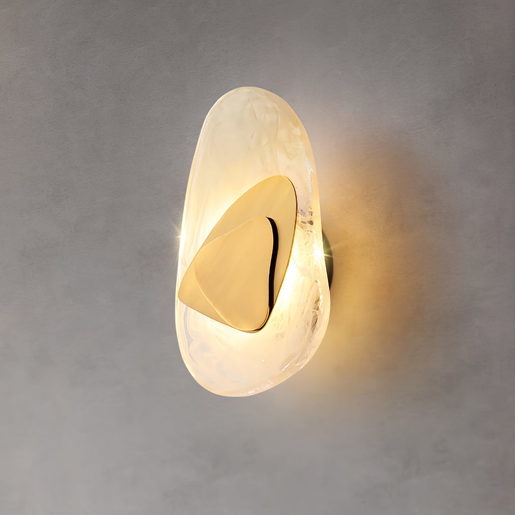 Beatrice Artistic Black Glass Wall Lamp | Fioriscas
