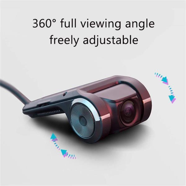 Dual Front and Rear Dash Cam, Full HD 1080p with Parking Monitor