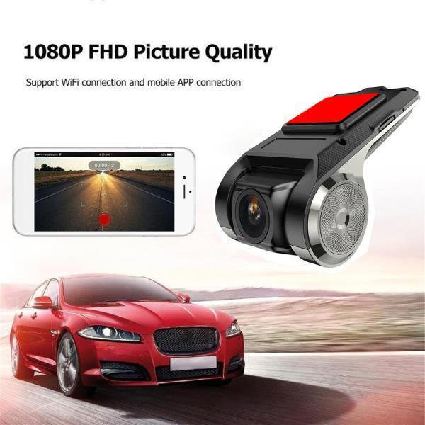 Dual Front and Rear Dash Cam, Full HD 1080p with Parking Monitor