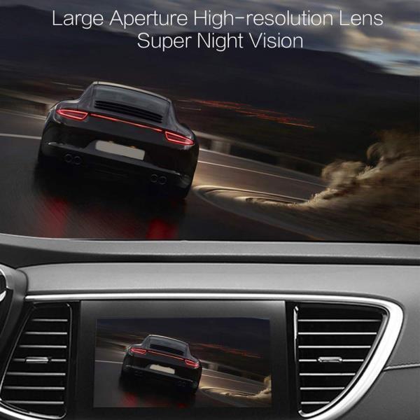 Dual Front and Rear Dash Cam, Full HD 1080p with Parking Monitor