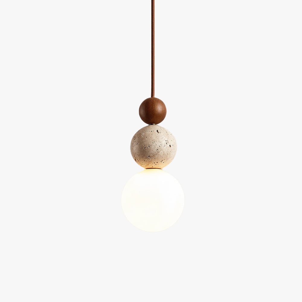 Ball Travertine Pendant Lamp | Fioriscas