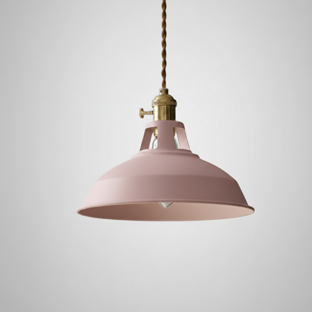 Retro Steel Barn Pendant Light for Dining Areas & Loft Interiors - Fioriscas