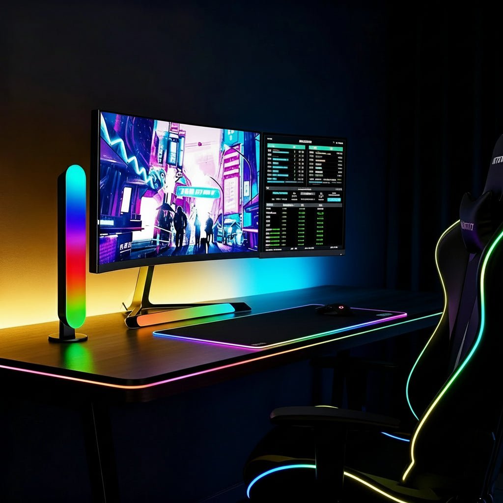 USB RGB light strip with multiple color modes - Fioriscas