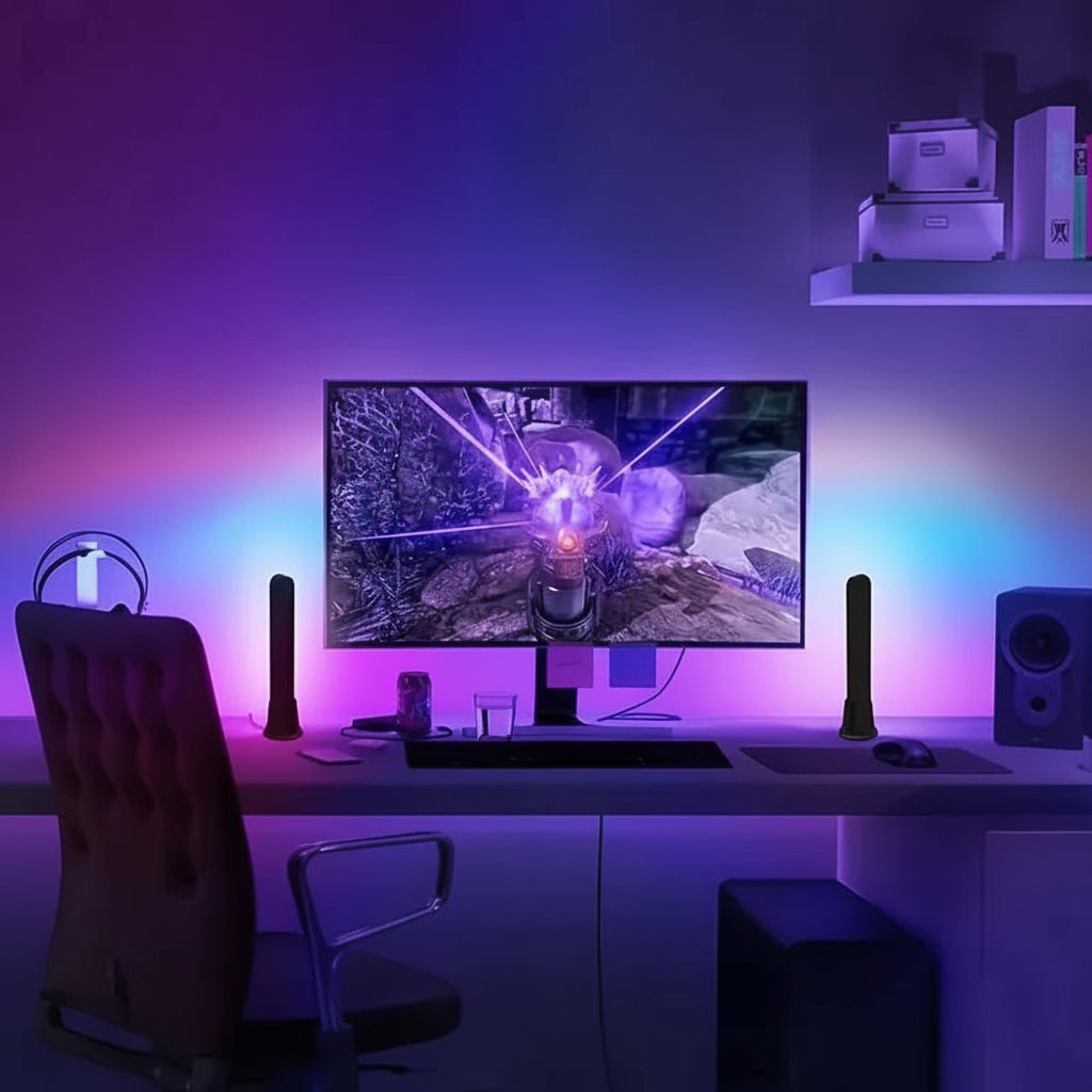 USB RGB light strip with multiple color modes - Fioriscas