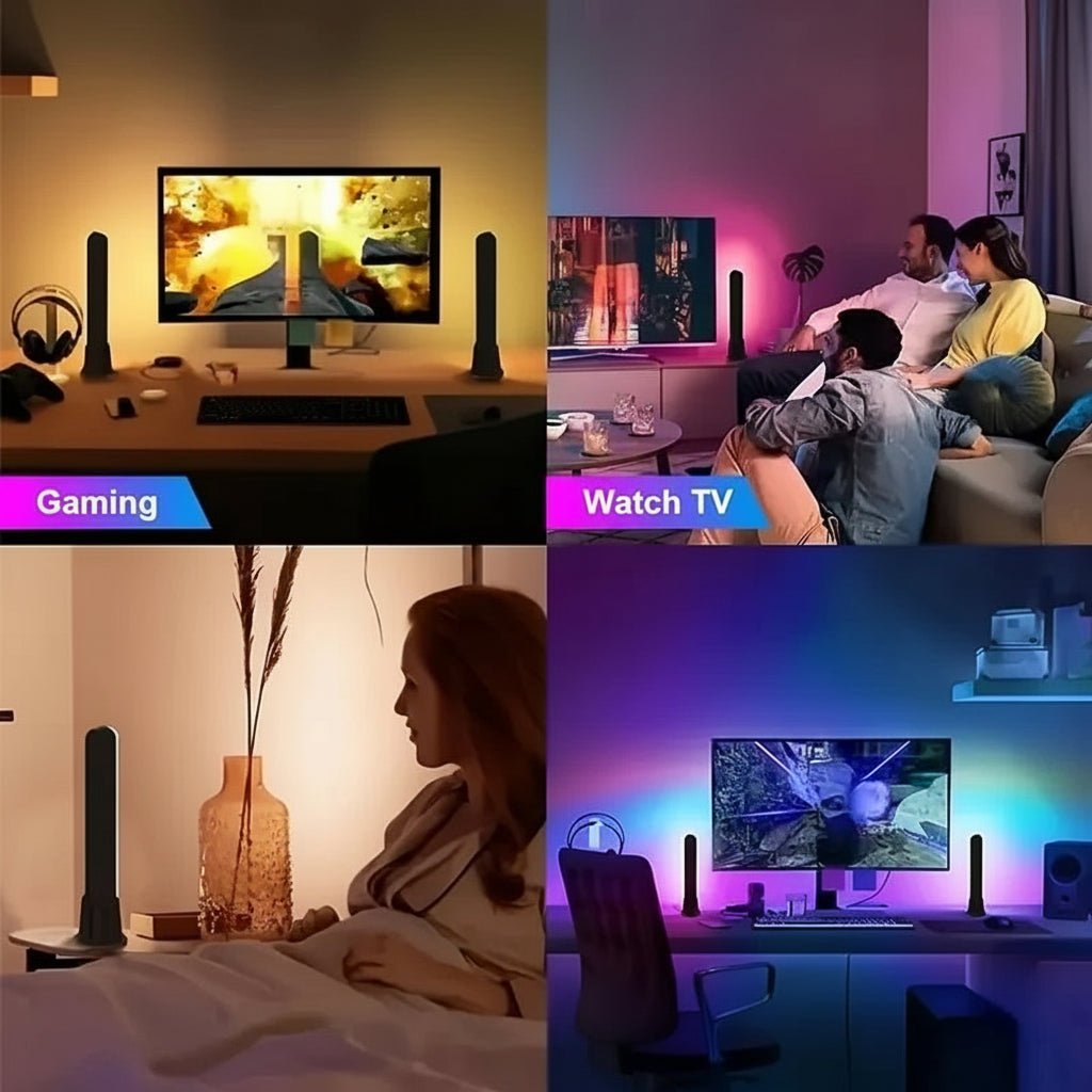 USB RGB light strip with multiple color modes - Fioriscas