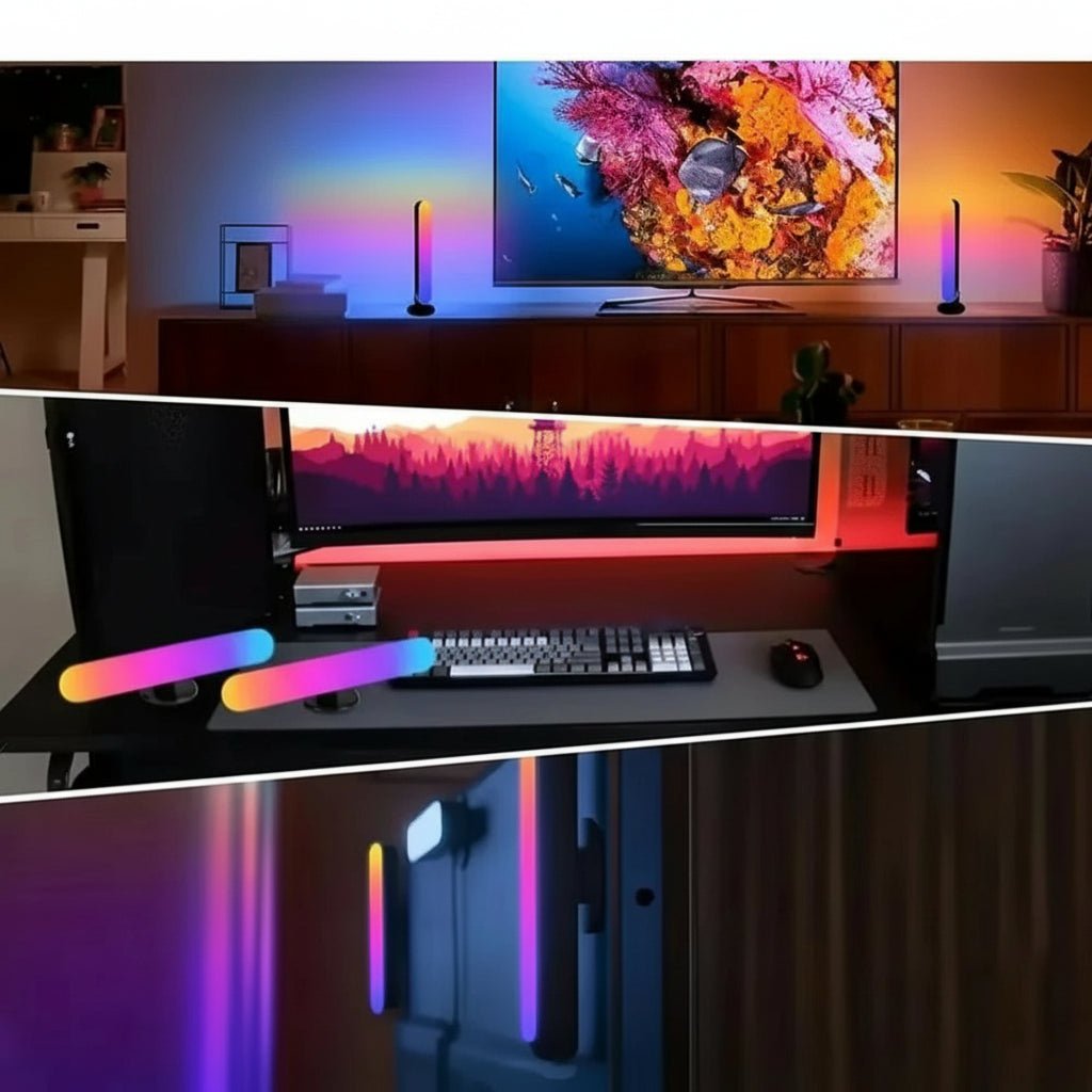 USB RGB light strip with multiple color modes - Fioriscas
