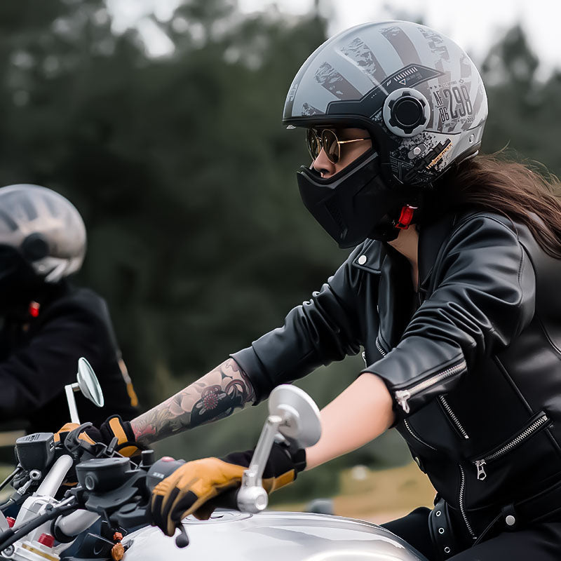 Modulární motocyklová přilba AstraGuard, dvojitý visor, certifikace ECE a DOT