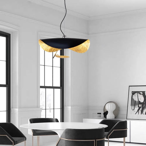 Airsha Pendant Light 3 Colour, Gold Foil Pendant Lights | Fioriscas