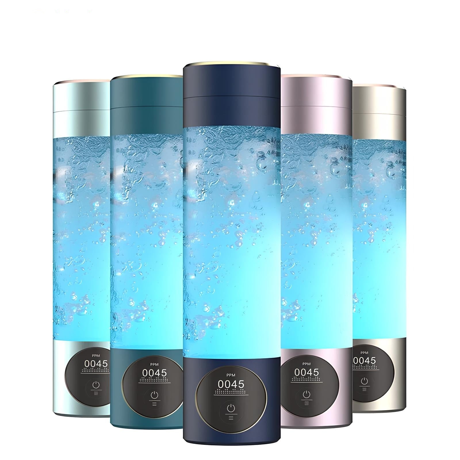 Přenosná vodíková láhev na vodu NovaHydro, dobíjecí ionizátor, 280 ml