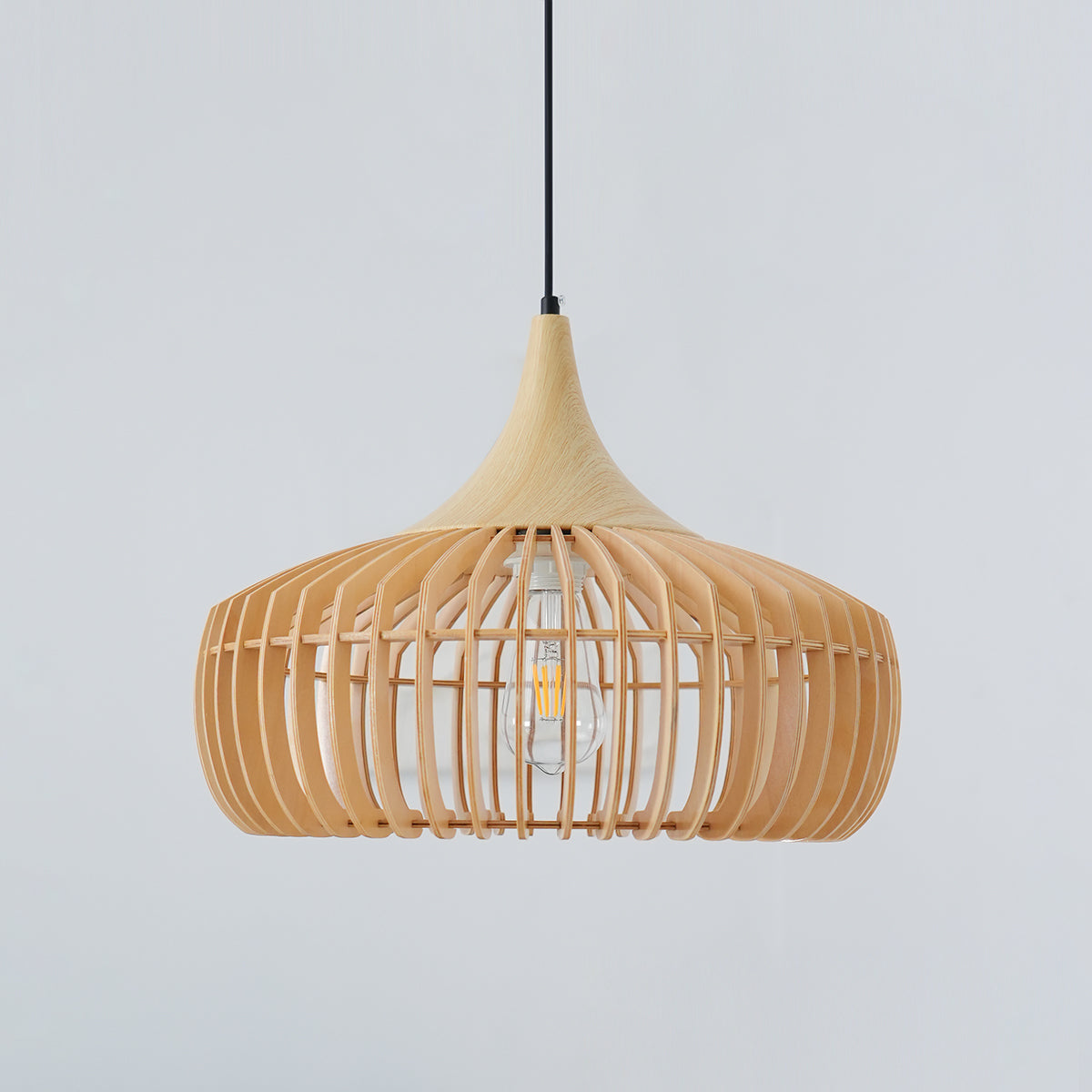 Zivora Natural Bamboo Rattan Pendant Light | Fioriscas