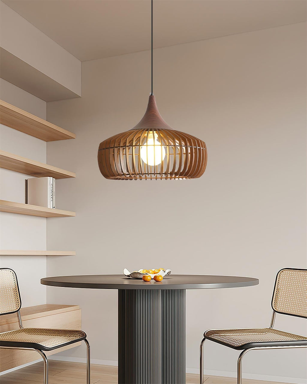 Zivora Natural Bamboo Rattan Pendant Light | Fioriscas