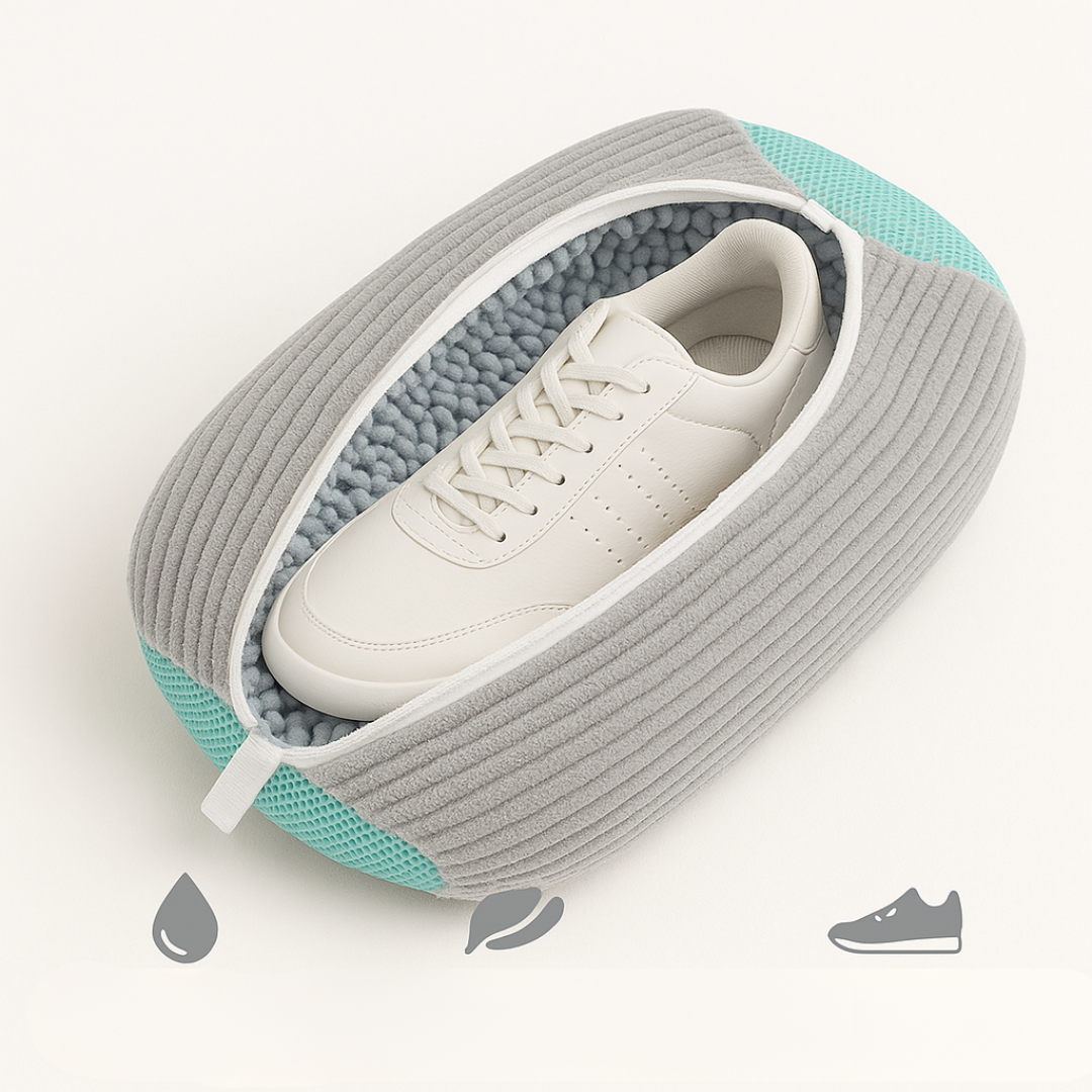 Wasserabweisender Netz-Waschbeutel Nori für Sneaker und Schuhe