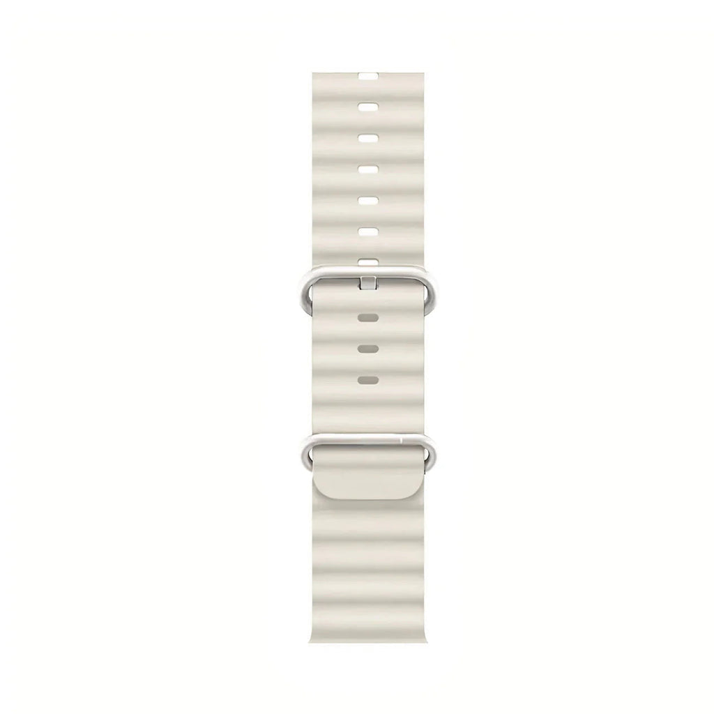 Nastavitelný potápěčský řemínek Nautisle z trubicového silikonu, kompatibilní s Apple Watch