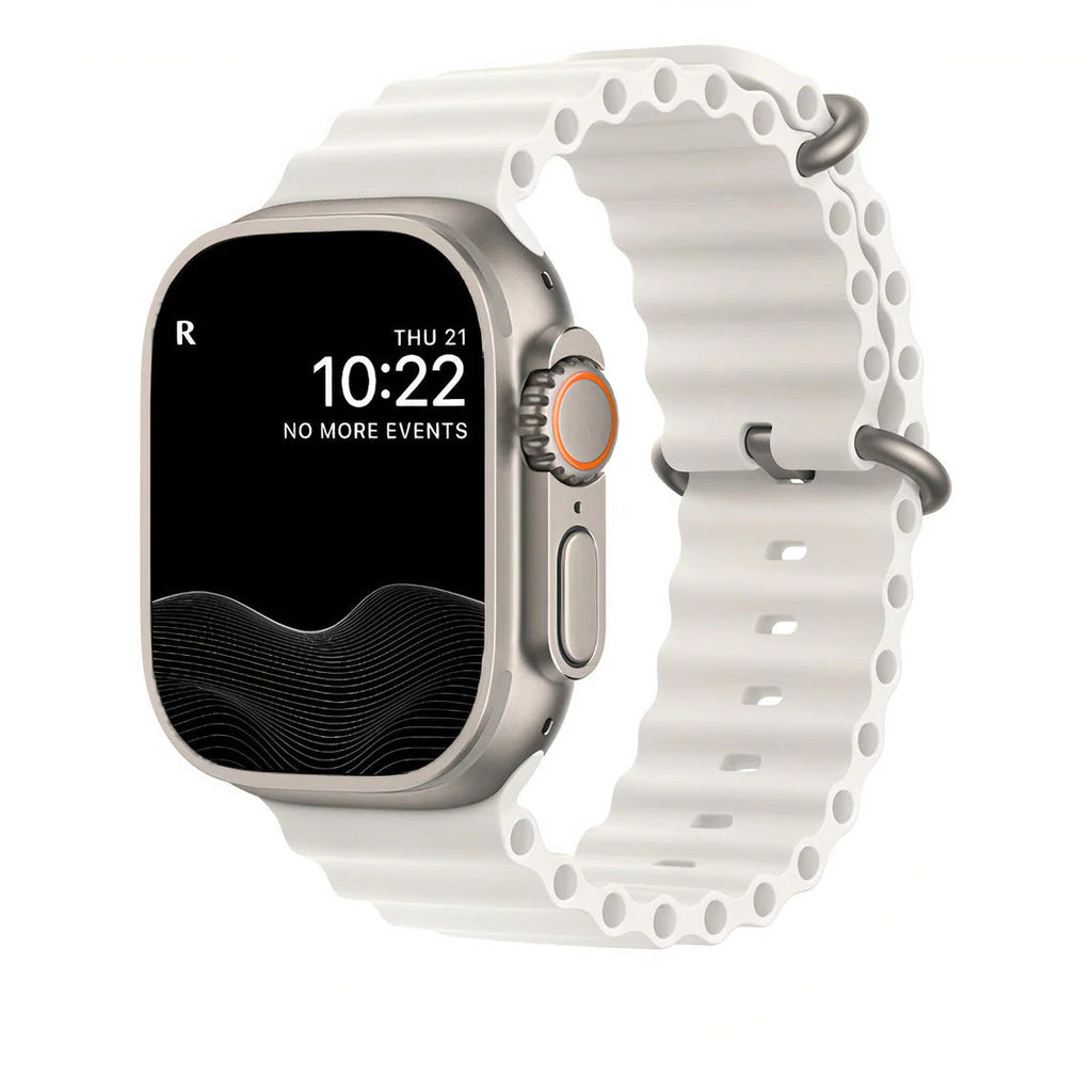 Nastavitelný potápěčský řemínek Nautisle z trubicového silikonu, kompatibilní s Apple Watch