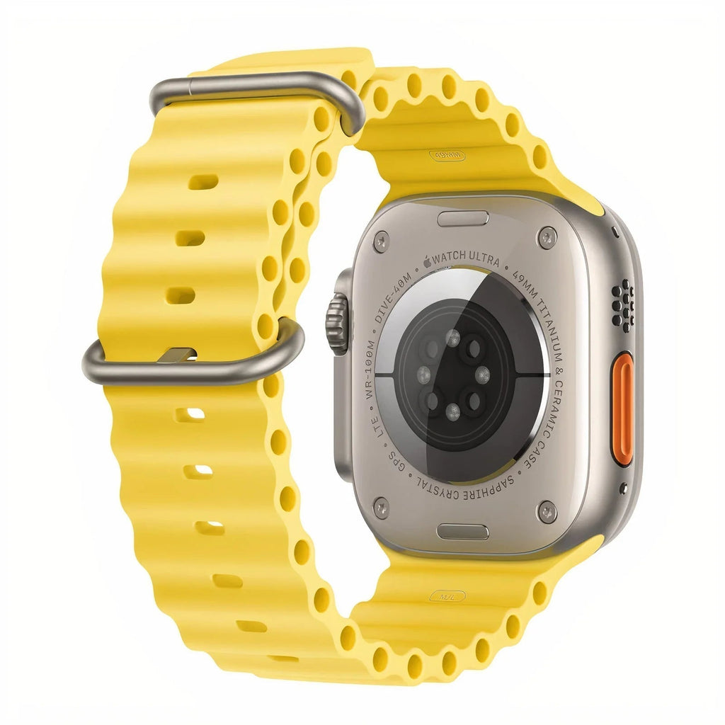 Nastavitelný potápěčský řemínek Nautisle z trubicového silikonu, kompatibilní s Apple Watch