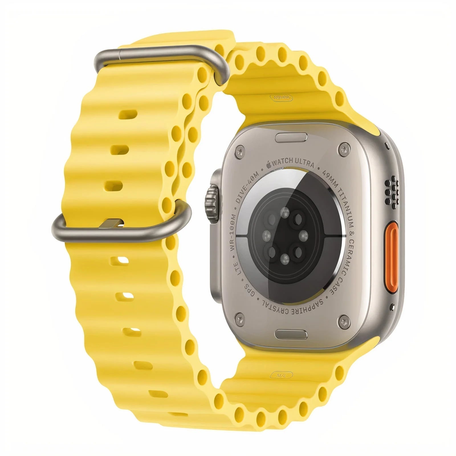 Nastavitelný potápěčský řemínek Nautisle z trubicového silikonu, kompatibilní s Apple Watch