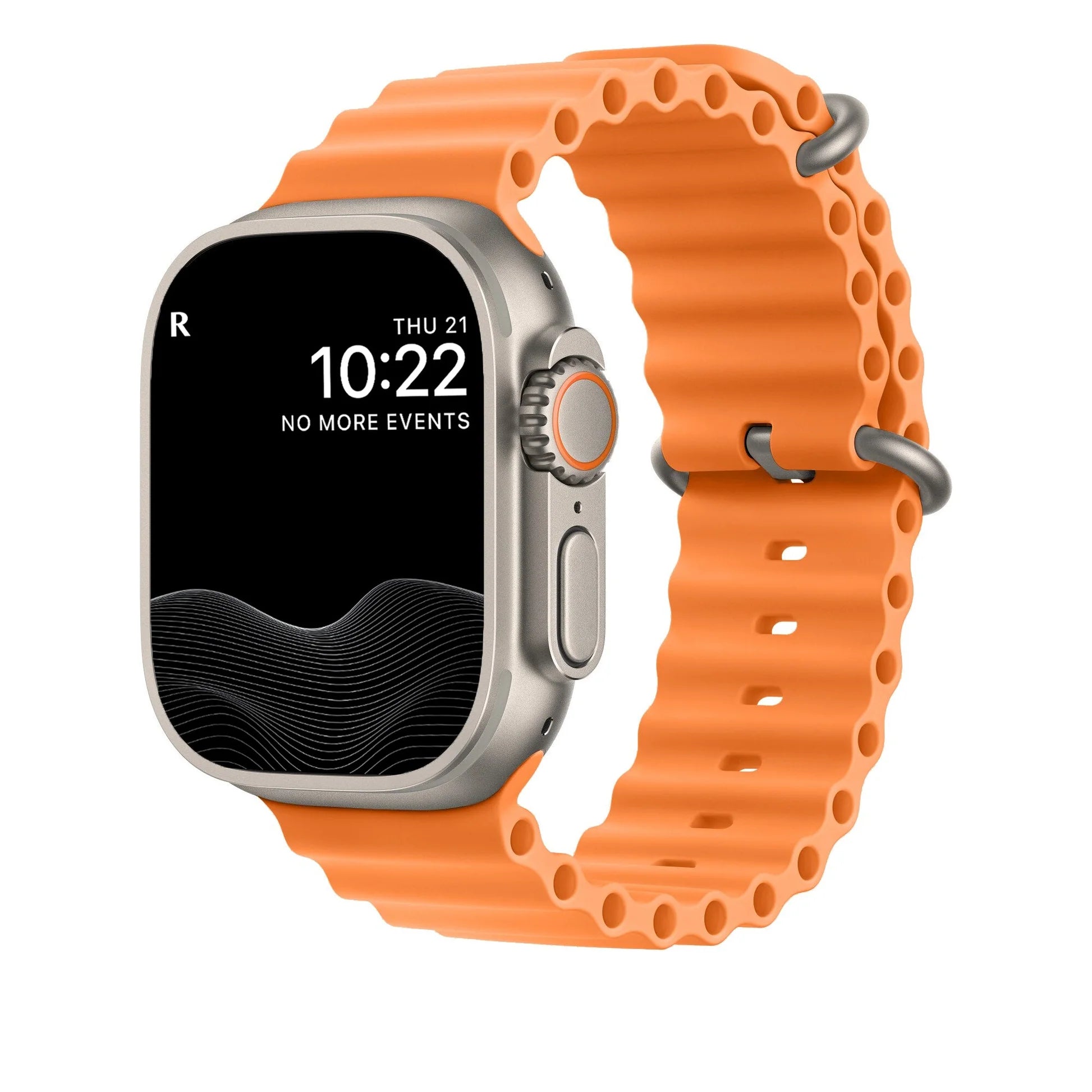 Nastavitelný potápěčský řemínek Nautisle z trubicového silikonu, kompatibilní s Apple Watch
