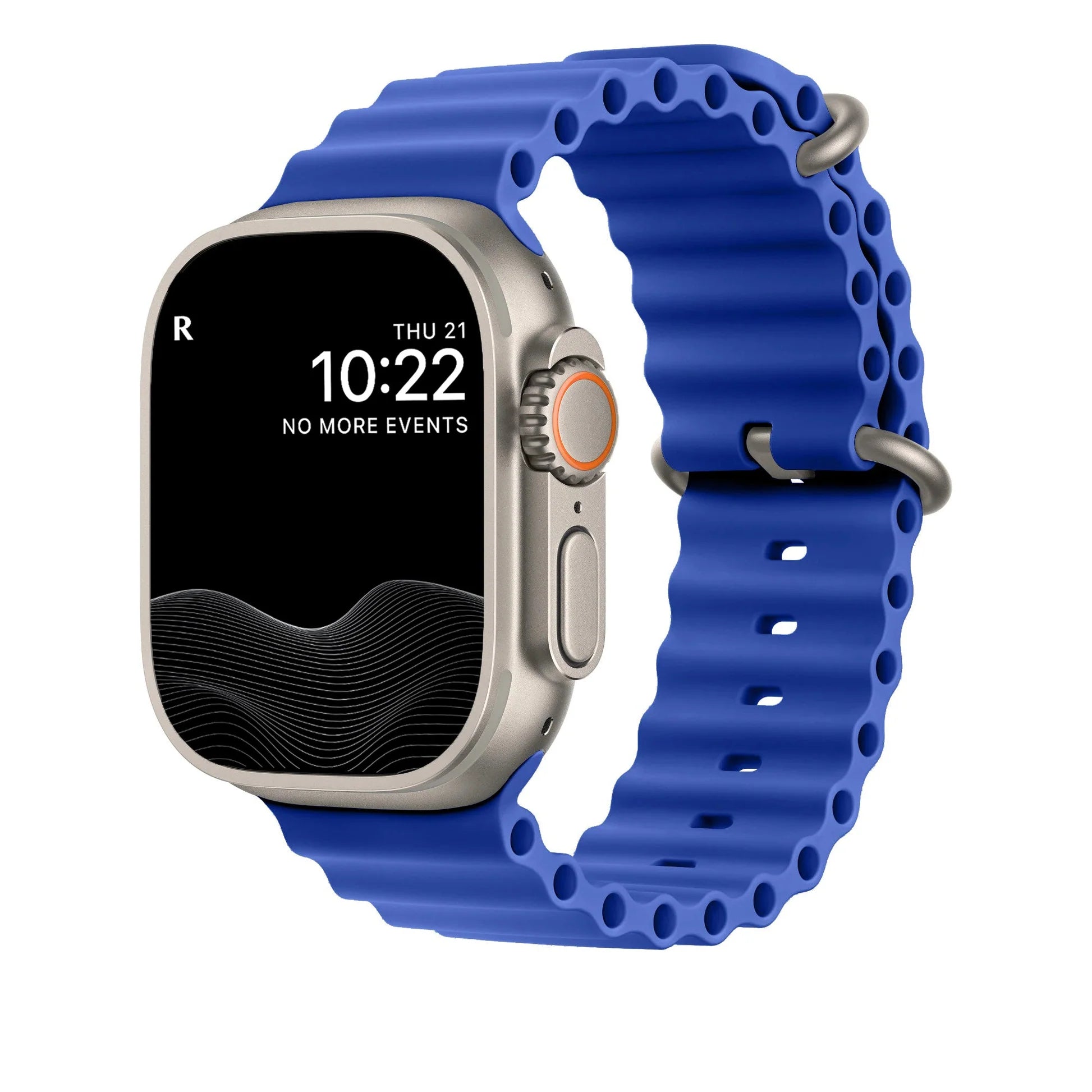 Nastavitelný potápěčský řemínek Nautisle z trubicového silikonu, kompatibilní s Apple Watch