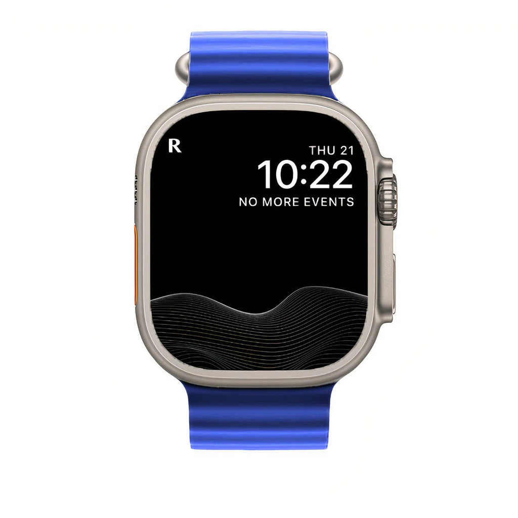 Nastavitelný potápěčský řemínek Nautisle z trubicového silikonu, kompatibilní s Apple Watch