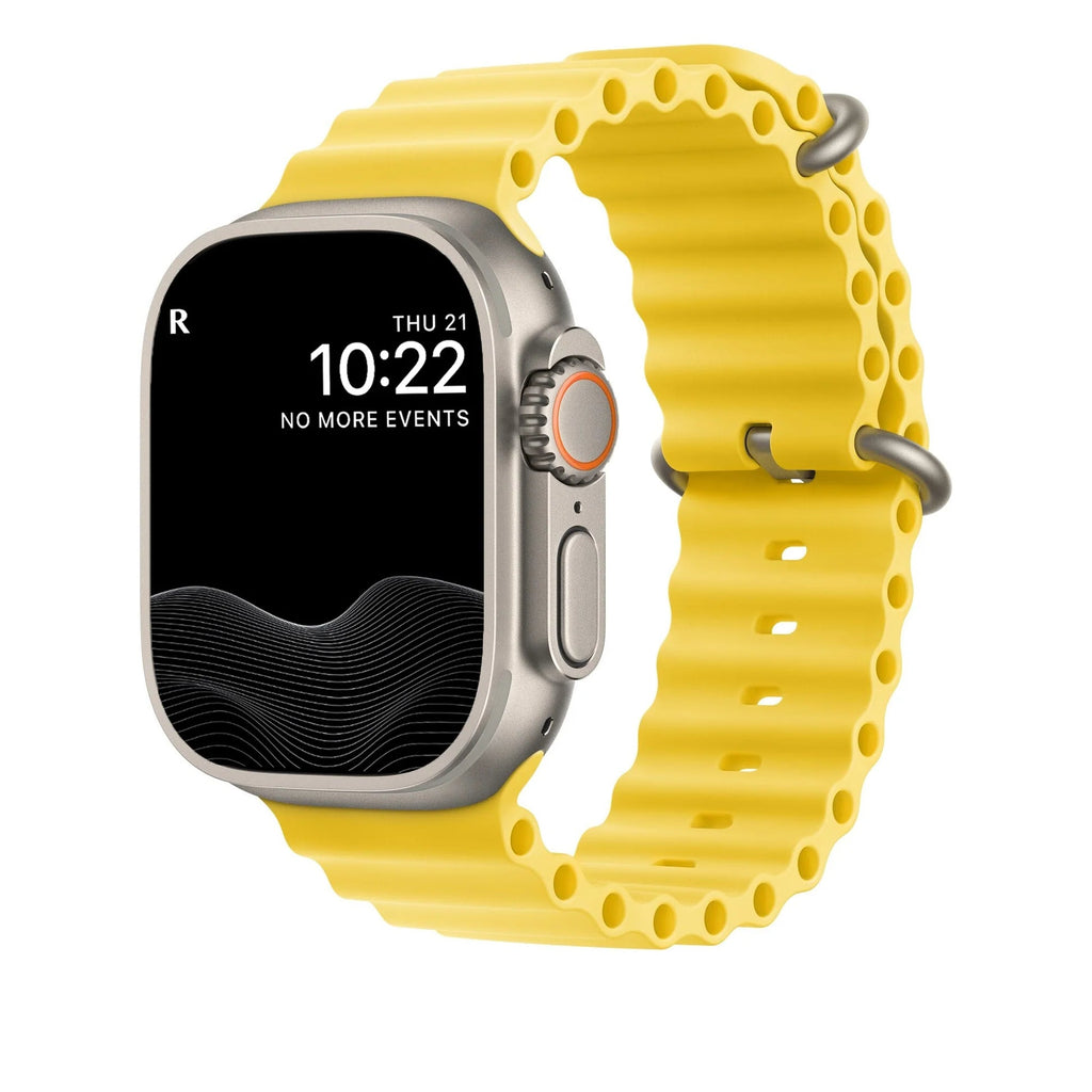 Nastavitelný potápěčský řemínek Nautisle z trubicového silikonu, kompatibilní s Apple Watch