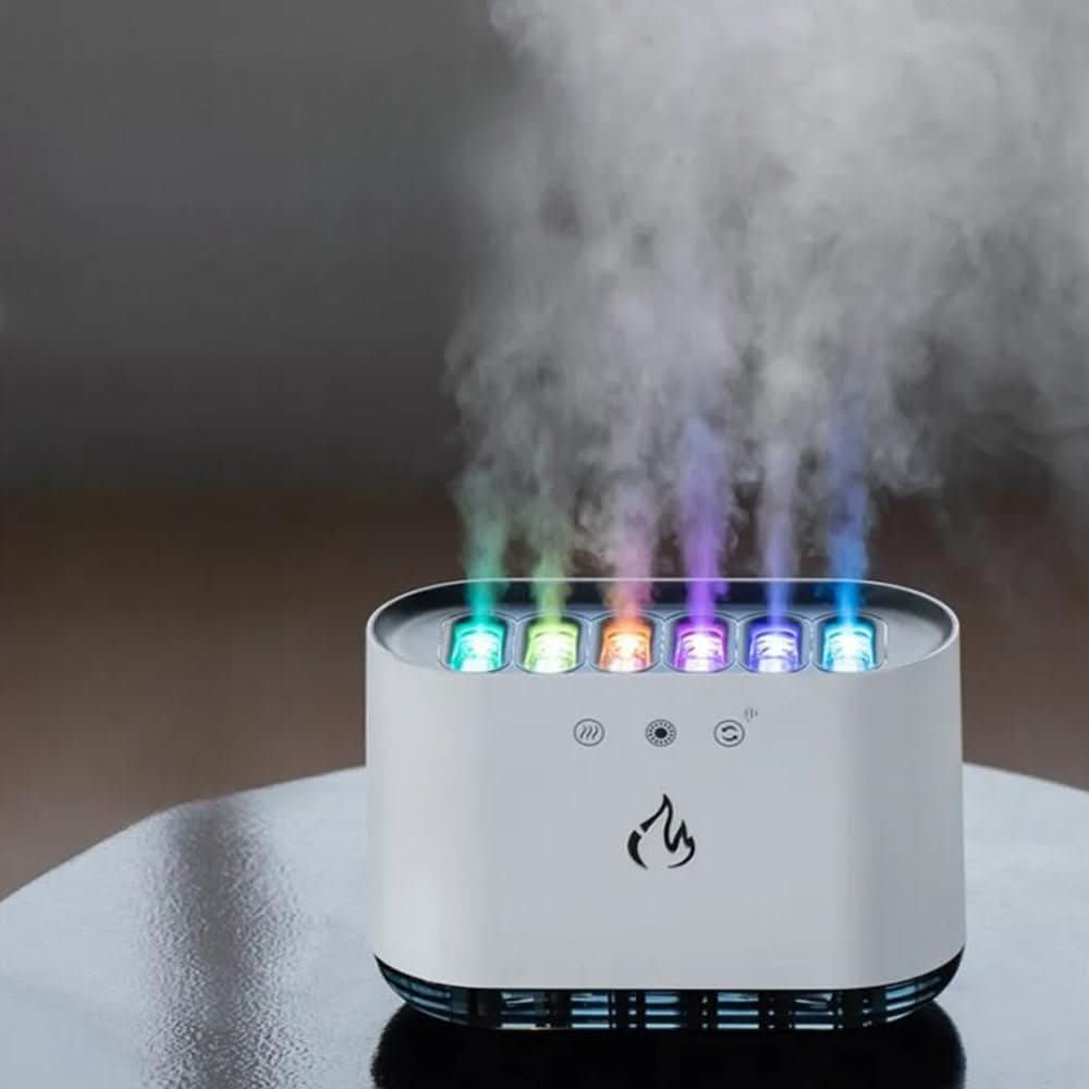 Dynamic humidifier with LED & voice control - Fioriscas