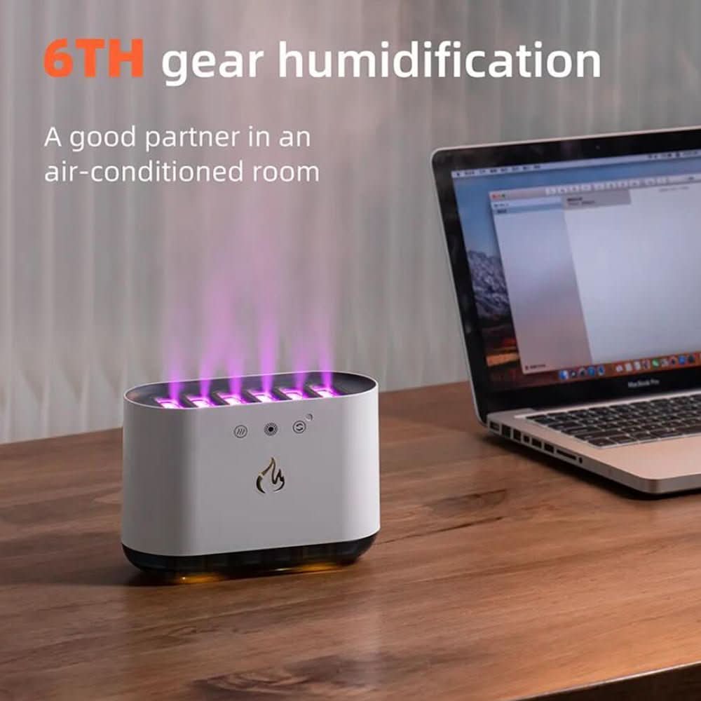 Dynamic humidifier with LED & voice control - Fioriscas