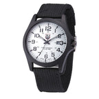 Montre-bracelet tactique AstraGuard, cadran lumineux et boîtier en acier résistant à l’eau