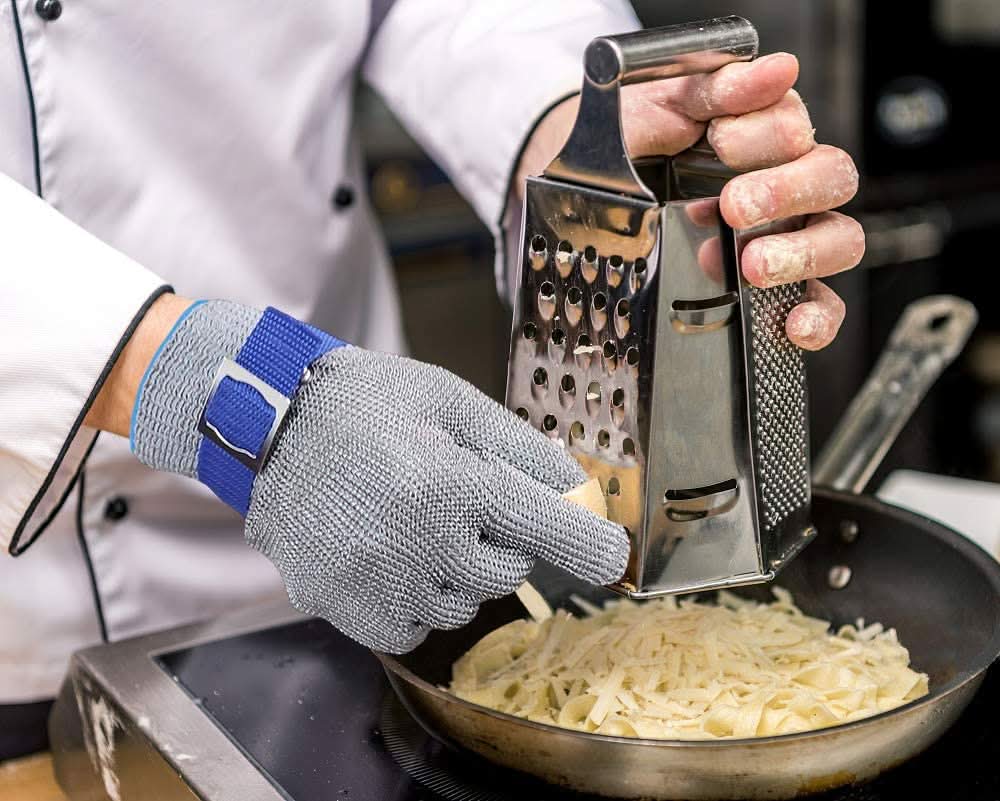 rustfrie stålhansker med maksimal kuttemotstand - Fioriscas