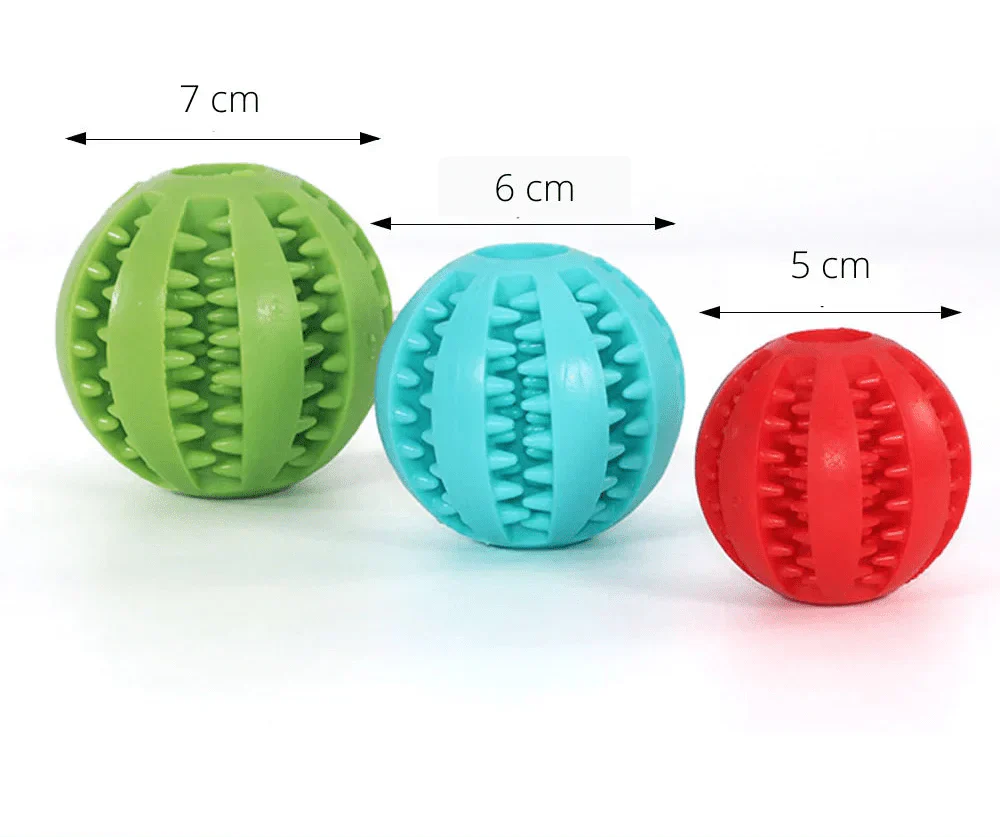 Interactive dog toy with dental care effect - Fioriscas