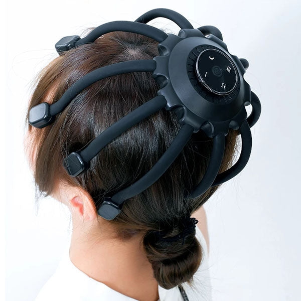 Zentara-Kopf­massagegerät mit Akupressur-Noppen und sanfter Vibration