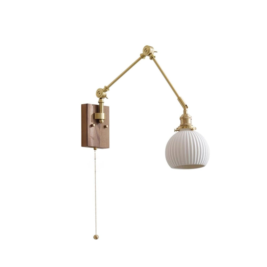 Brione Vintage Adjustable  Swing Arm Wall Lamp | Fioriscas