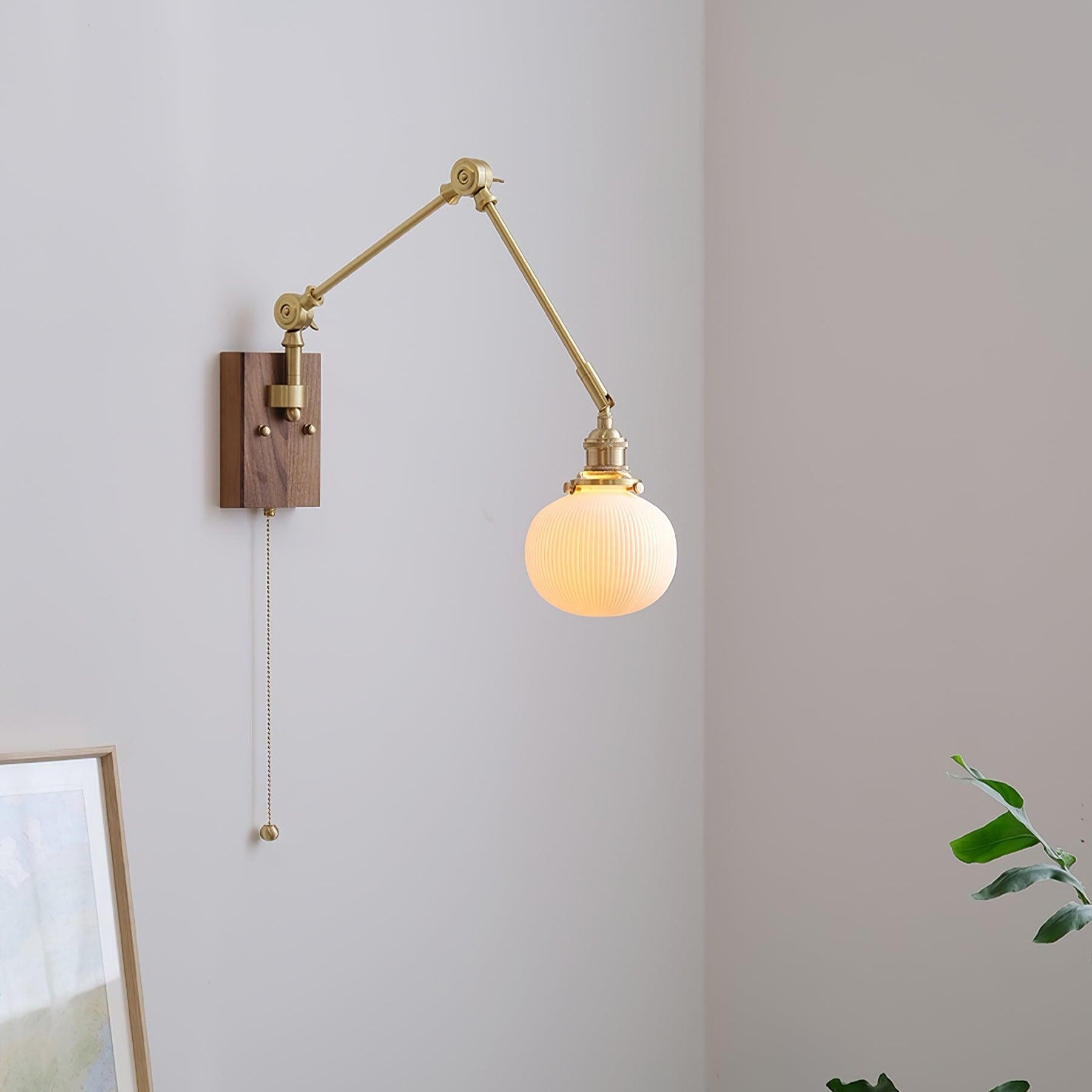 Brione Vintage Adjustable  Swing Arm Wall Lamp | Fioriscas