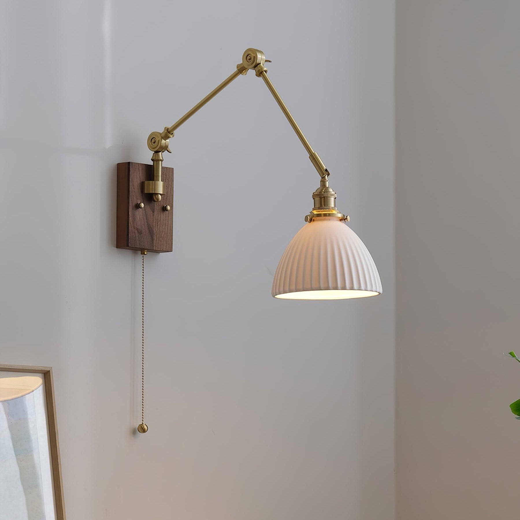 Brione Vintage Adjustable  Swing Arm Wall Lamp | Fioriscas