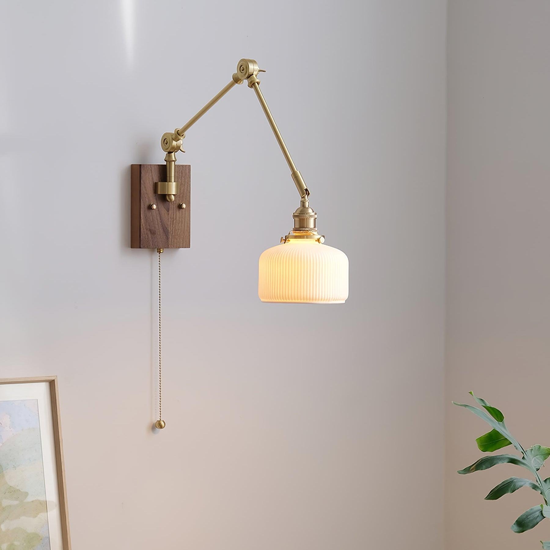 Brione Vintage Adjustable  Swing Arm Wall Lamp | Fioriscas