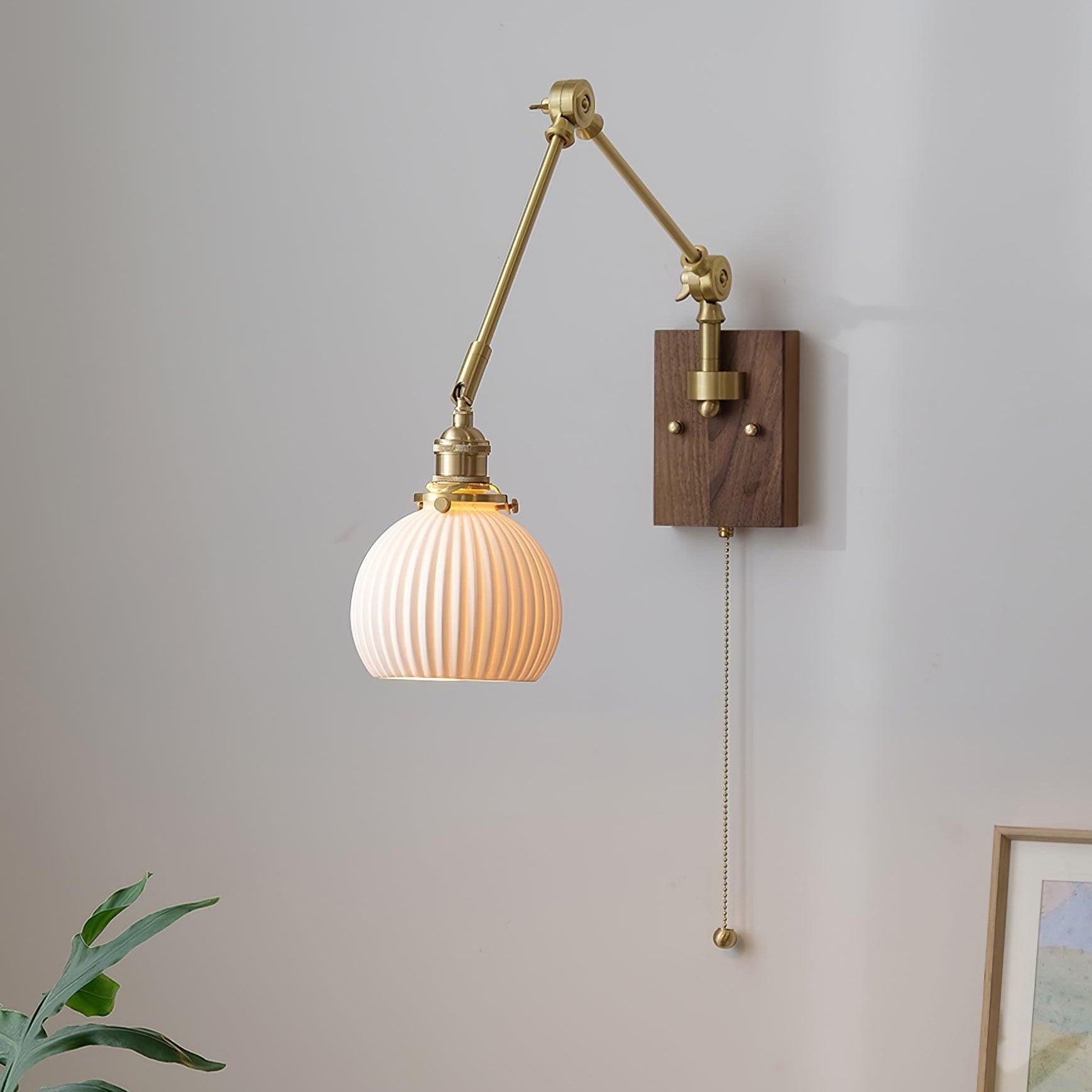 Brione Vintage Adjustable  Swing Arm Wall Lamp | Fioriscas