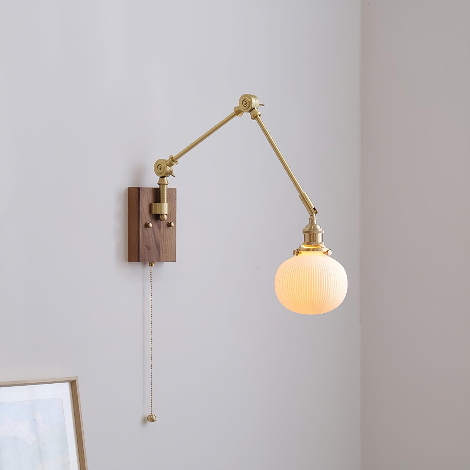 Brione Vintage Adjustable  Swing Arm Wall Lamp | Fioriscas