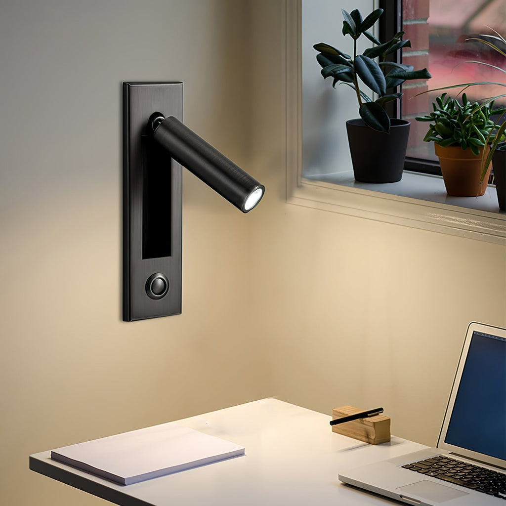 Nástěnná lampa VeraLume s nočním čtecím světlem, vestavěné LED osvětlení