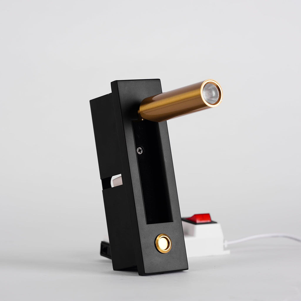 Nástěnná lampa VeraLume s nočním čtecím světlem, vestavěné LED osvětlení
