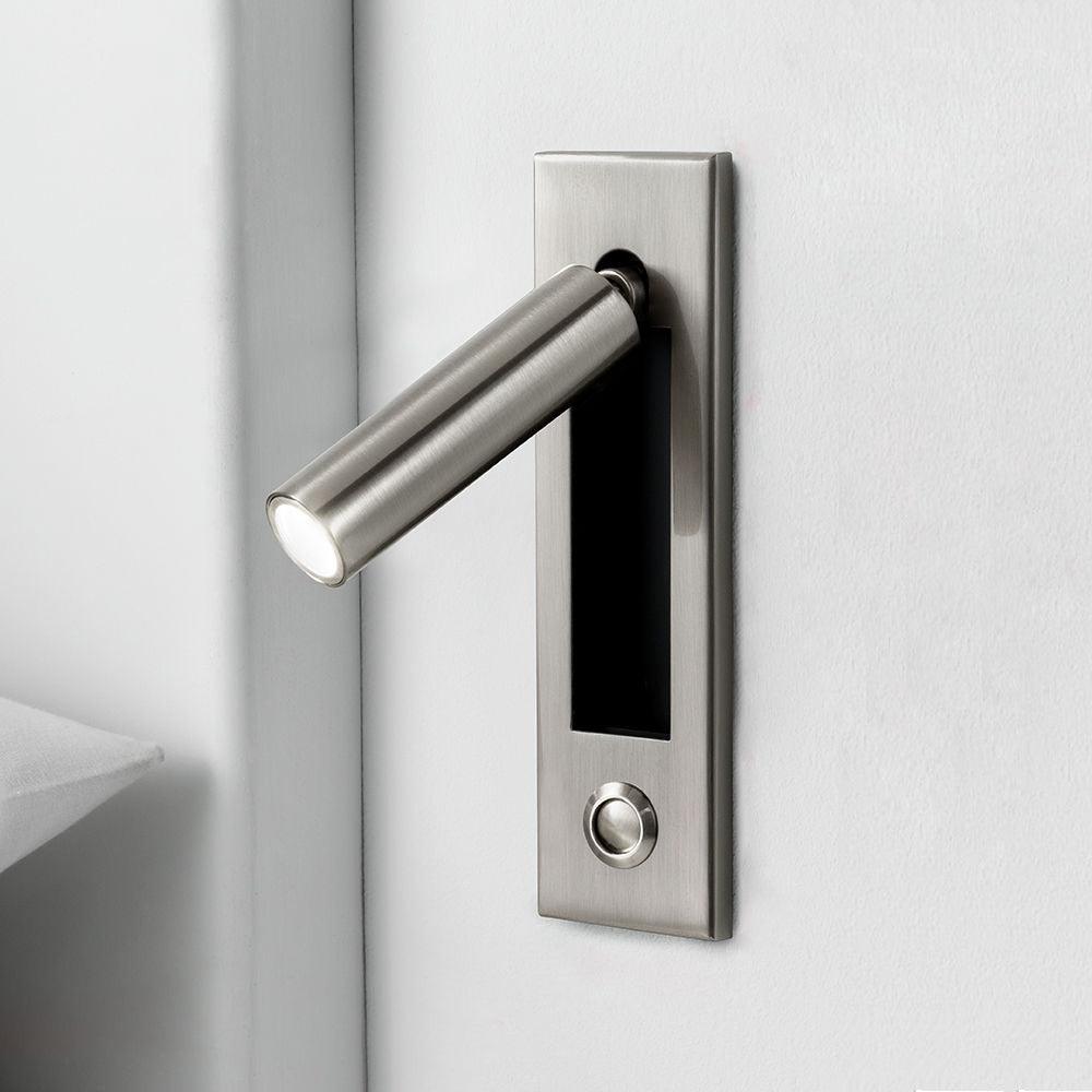 Nástěnná lampa VeraLume s nočním čtecím světlem, vestavěné LED osvětlení