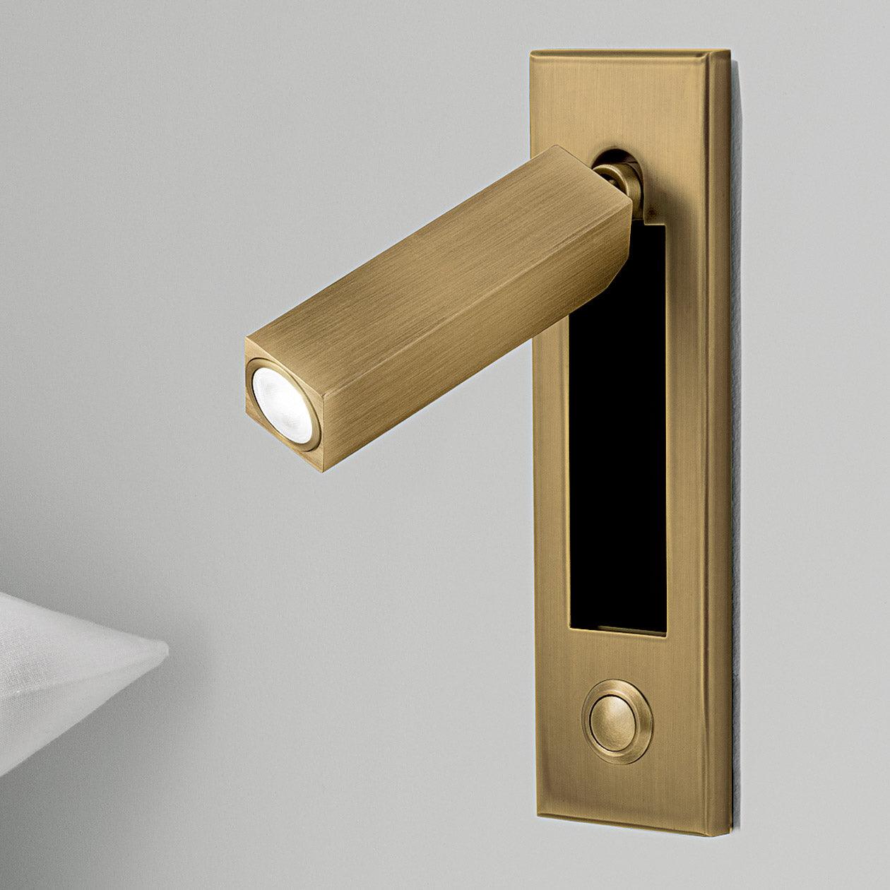Nástěnná lampa VeraLume s nočním čtecím světlem, vestavěné LED osvětlení