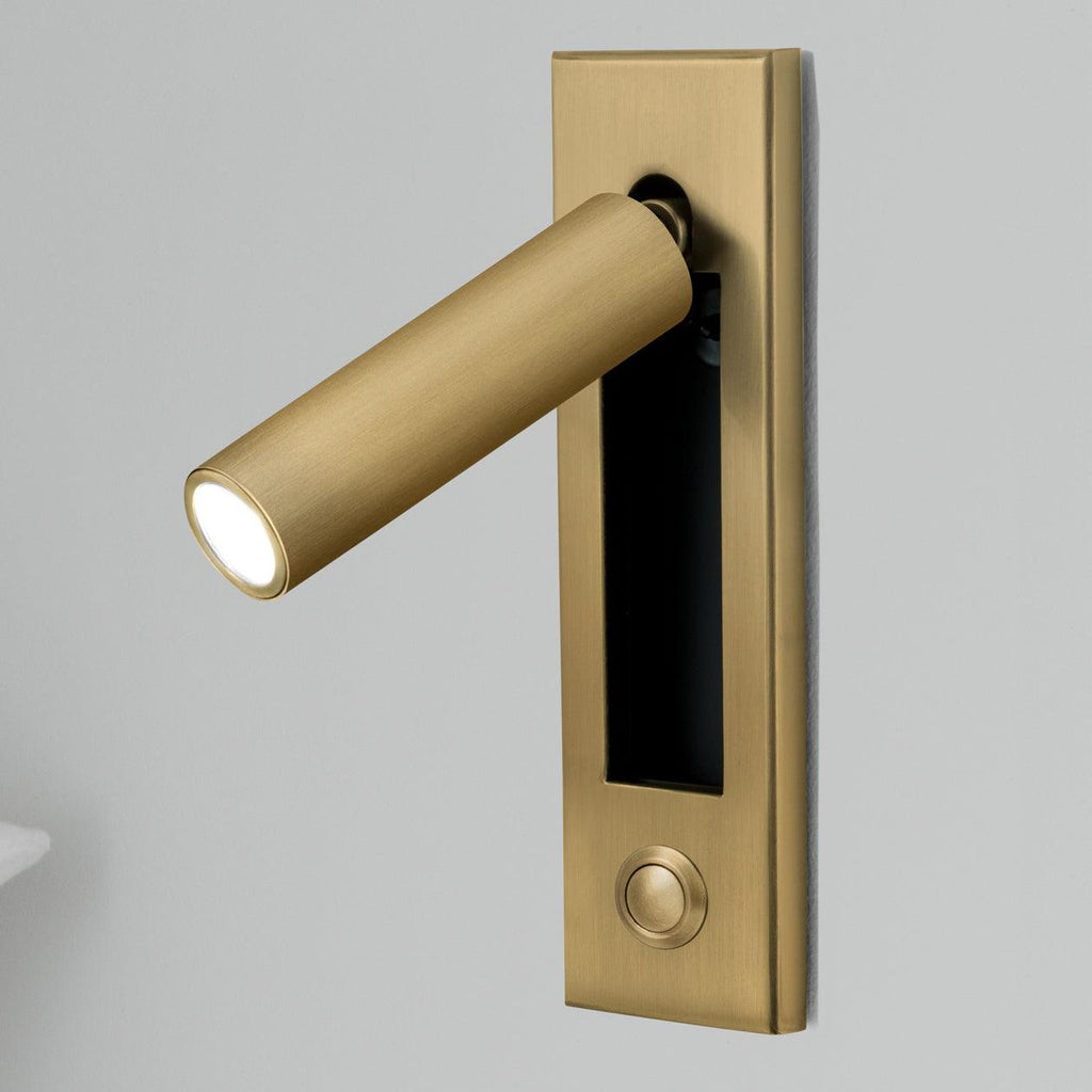 Nástěnná lampa VeraLume s nočním čtecím světlem, vestavěné LED osvětlení