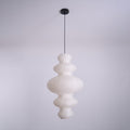 Luminous Rice Paper Pendant Lamp Sculptural Ceiling Light For Ambient Rooms