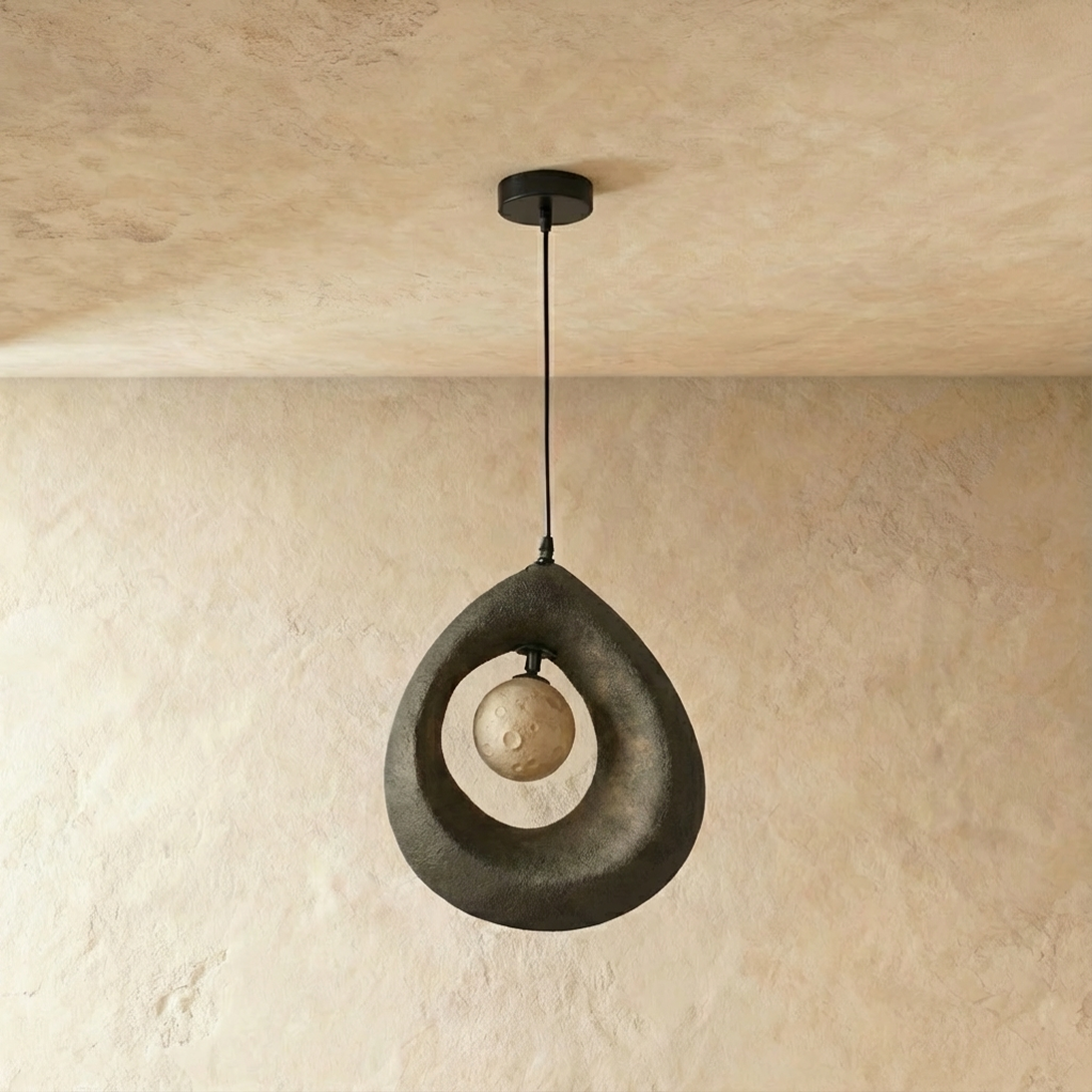 Zen Halo Pendant Light With Soft Ambient Glow For Calm Interiors