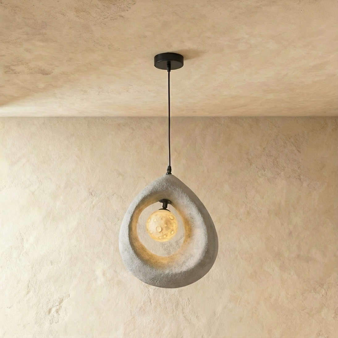Zen Halo Pendant Light With Soft Ambient Glow For Calm Interiors