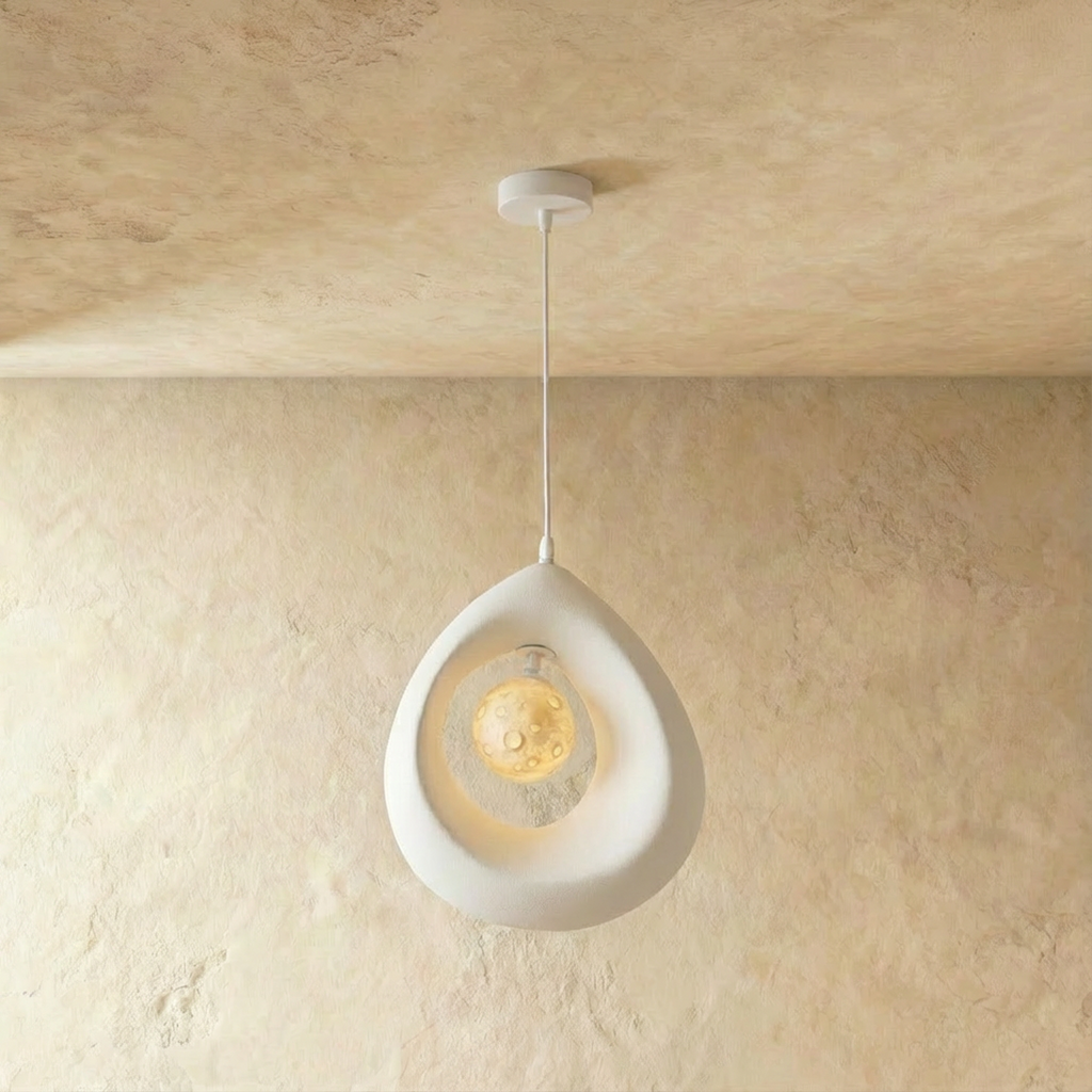 Zen Halo Pendant Light With Soft Ambient Glow For Calm Interiors