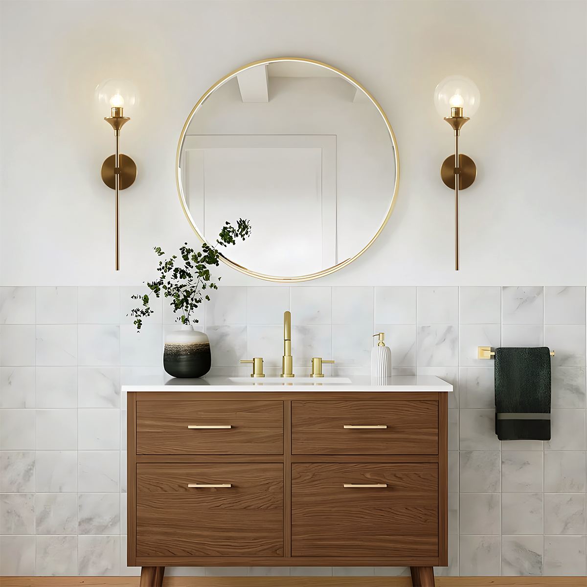 HorizonAura Classic Wall Sconce Lamp With Modern Ambient Lighting