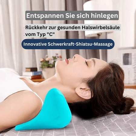 Almohada ergonómica para masaje de cuello para relajación y alivio del dolor - Fioriscas