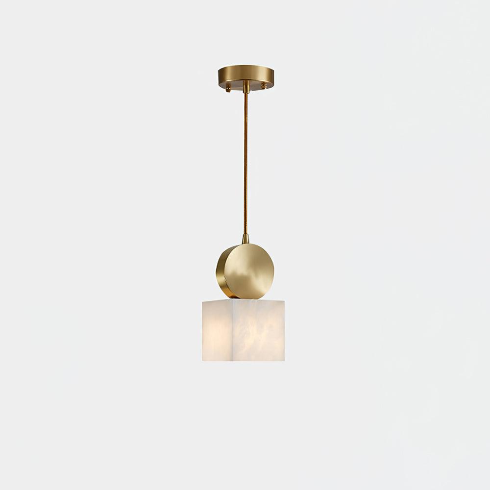 Lyrindis Cylinder Alabaster Pendant Light | Fioriscas